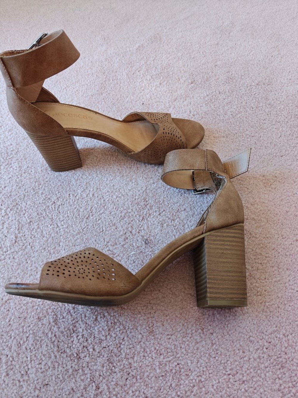 Francesca Brown Women's High Heels, Size 9 - Picture 2 of 2